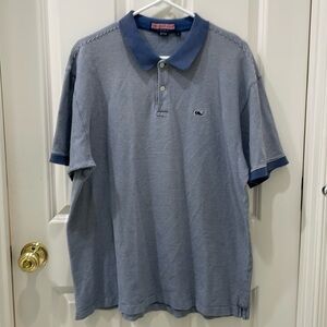 Men’s Large Cotton Striped Vineyard Vines Shirt